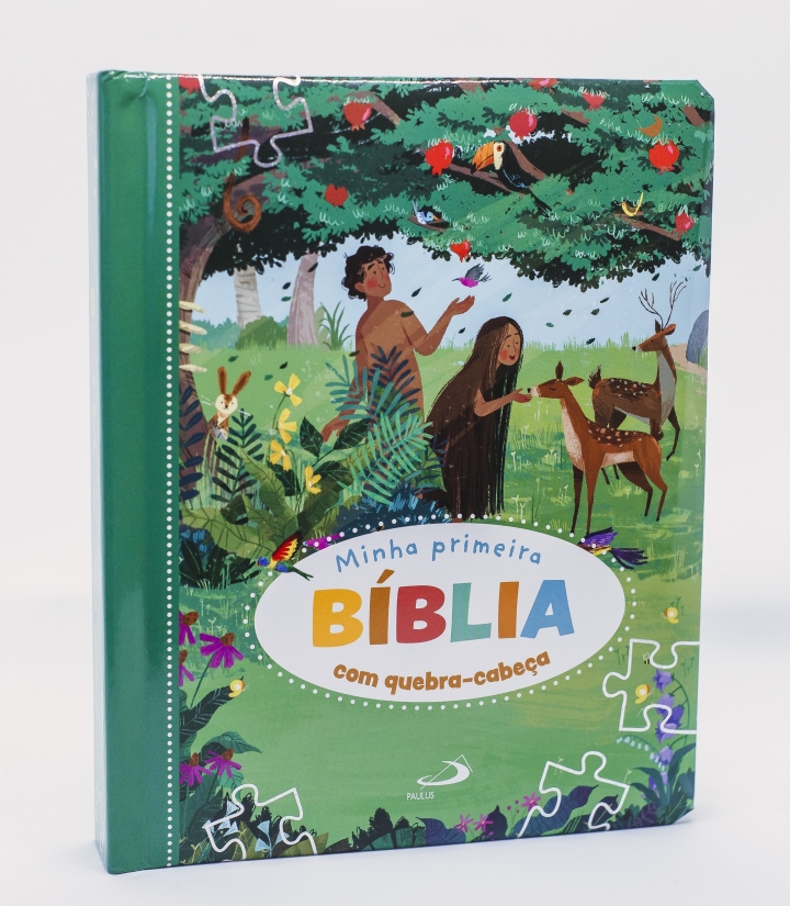 Foto MINHA PRIMEIRA BIBLIA COM QUEBRA CABEA